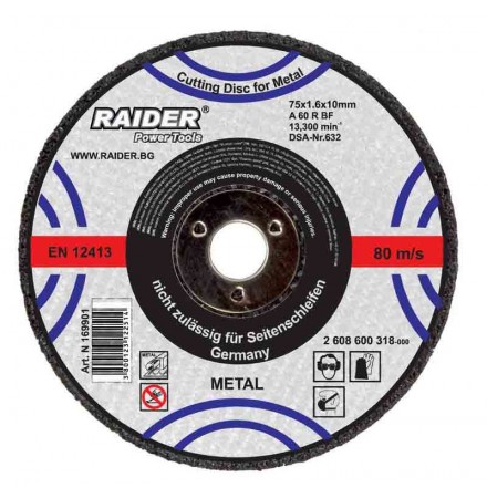 Ploča RD za sečenje 180x2x22.2mm 1/10 160107