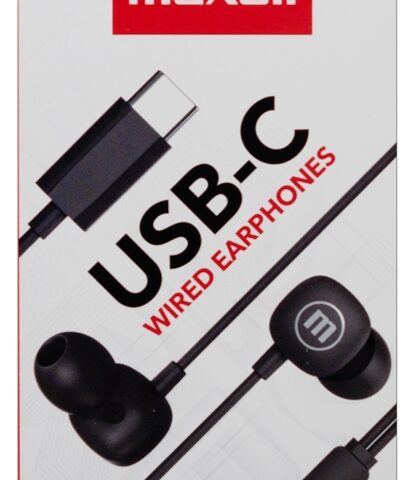 Slušalice Maxell MXSSQB MP3 USB-C crne