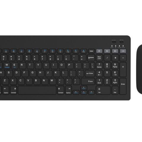 Tastatura + miš OKM2658B bežična punjiva crna