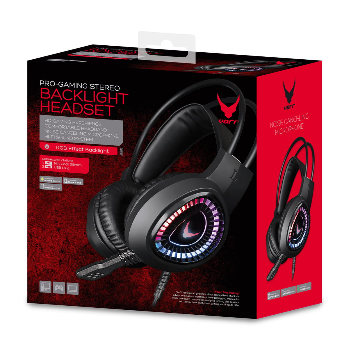 Slušalice Omega Varr gaming RGB VH8010L sa mikrofonom