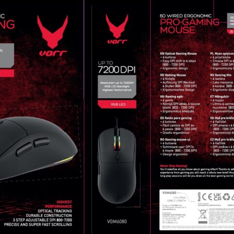 Mouse Omega VGM6080 7200Dpi varr gaming