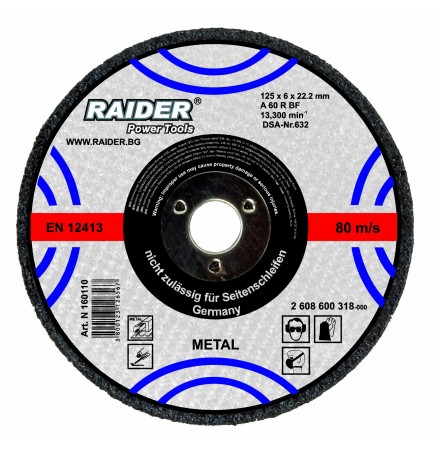 Ploča RD za sečenje 125x1.0x22.2mm 1/10 160119