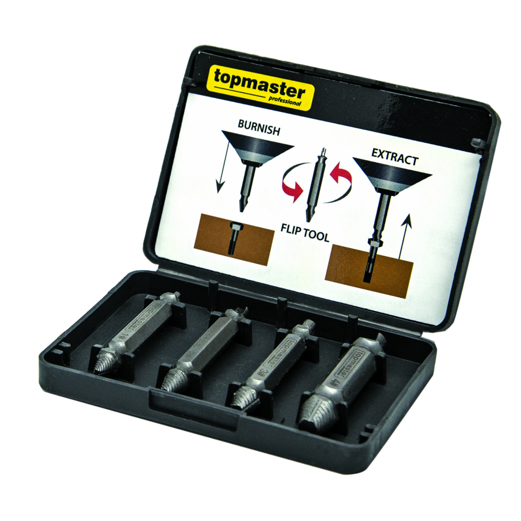 Set odvijača oštećenih šrafova 1/4 TMP 339701