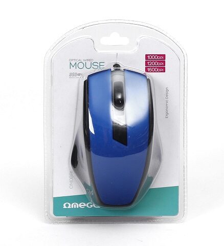 Mouse Omega OM08BL 1200DPI plavi
