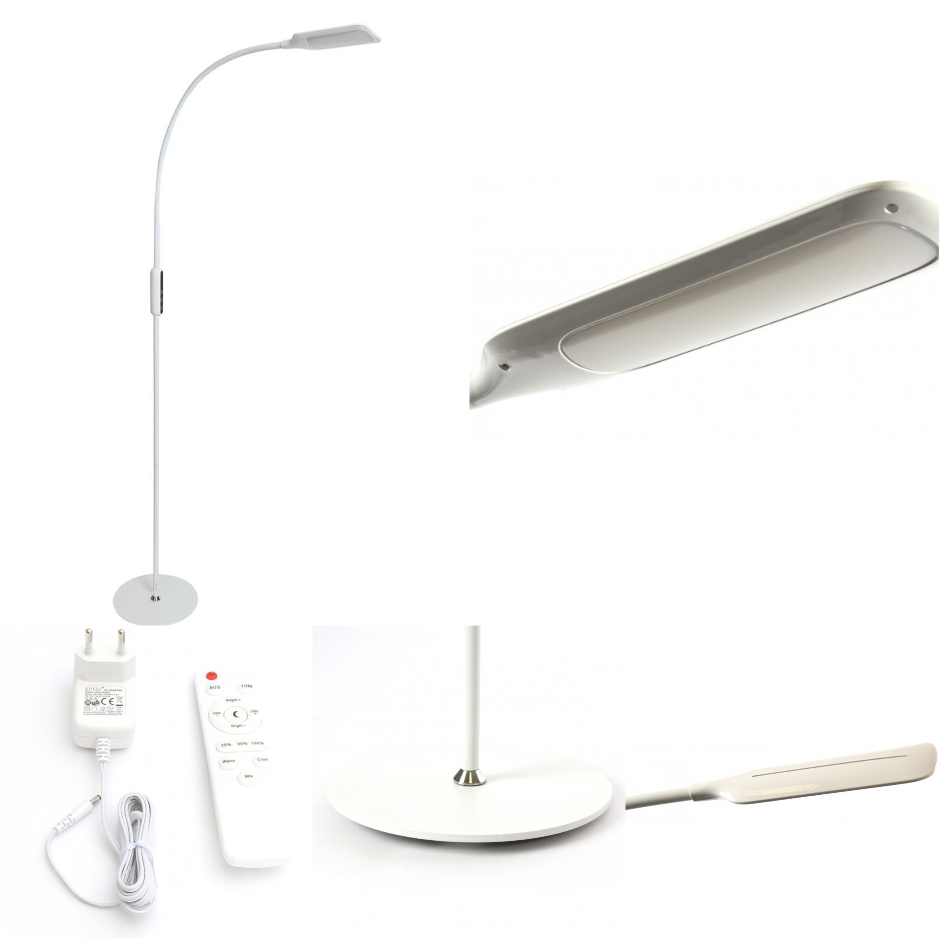 Lampa podna PFLU19AW 9W bela***