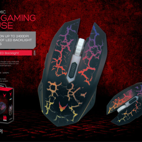 Mouse Omega VGMB02 Gaming 800-2400 Dpi