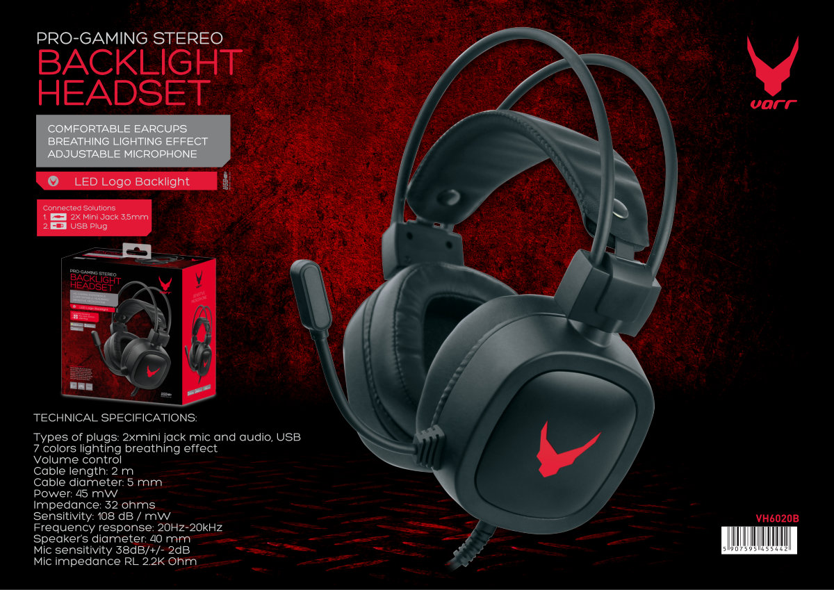 Slušalice Omega VH6020B Gaming