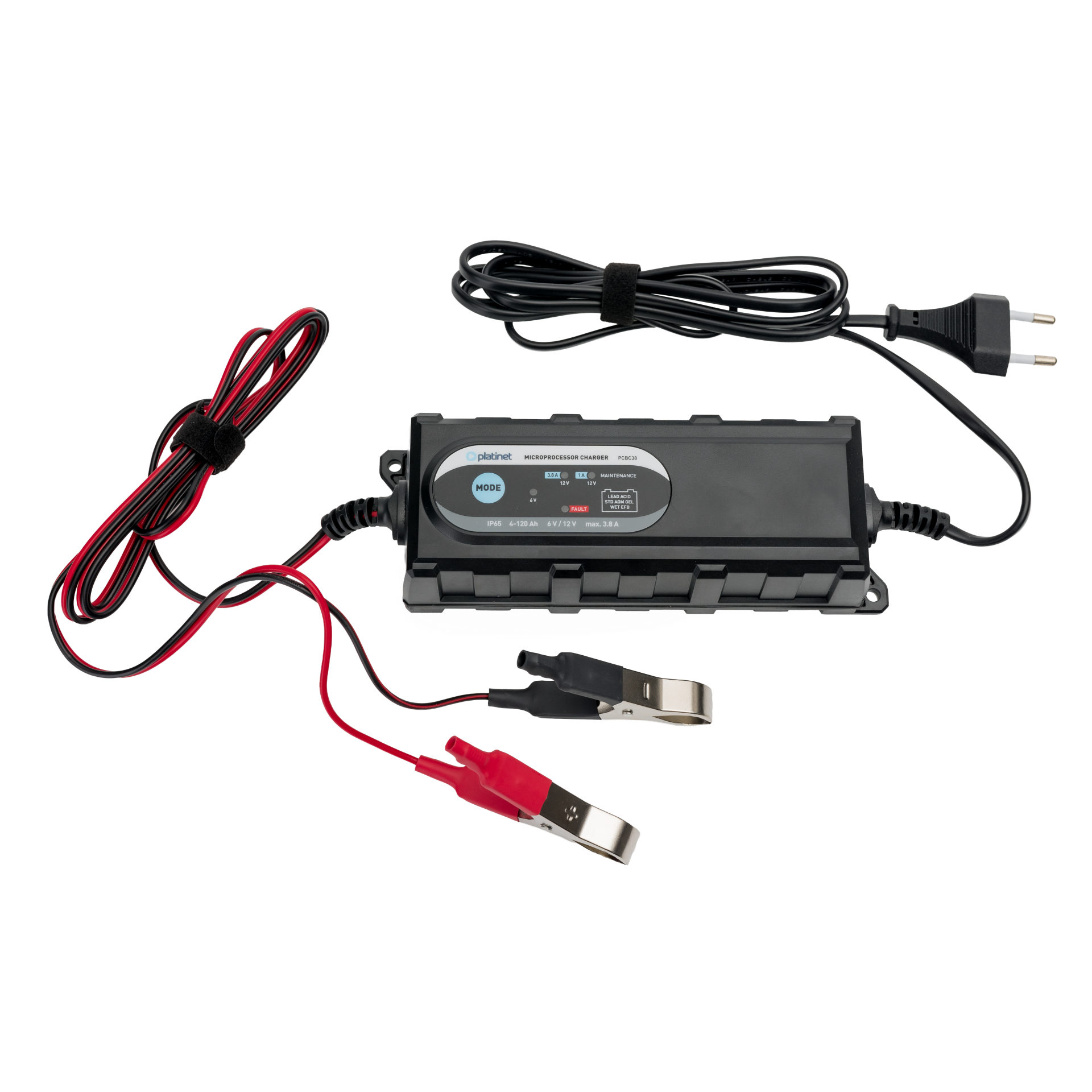 Punjač akumulatora Platinet PCBC38 3.8A 12V